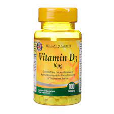 H&B VITAMIN D3 10MG X 100TABS