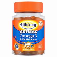 HALIBORANGE SOFTIES OMEGA-3 & MULTIVITAMINS * 30