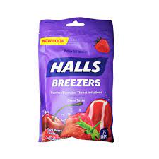 HALLS BREEZERS *25 DROPS