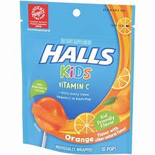 HALLS KIDS VITAMIN C ORANGE *10 POPS