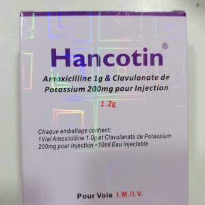 HANCOTIN AMOXICILLIN/CLAVULANATE 1.2G INJECTION