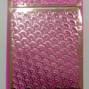 HAPPY BIRTHDAY CARD(PINK)