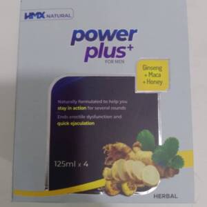 HMX NATURAL POWER PLUS+ FOR MEN 125ML X 4 (HERBAL)