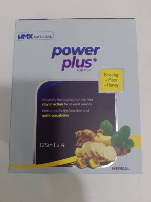 HMX NATURAL POWER PLUS+ FOR MEN 125ML X 4 (HERBAL)