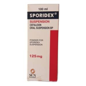 Sporidex (Cephalexin 125mg/5ml) Susp