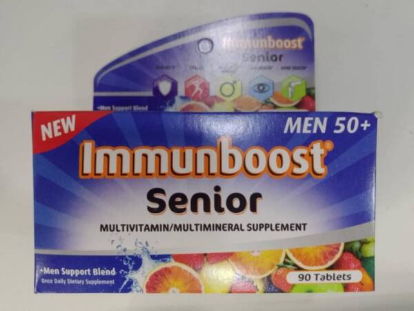 IMMUNBOOST SENIOR MEN 50+ MULTIVITAMIN/MULTIMINERAL SUPPLEMENT X90