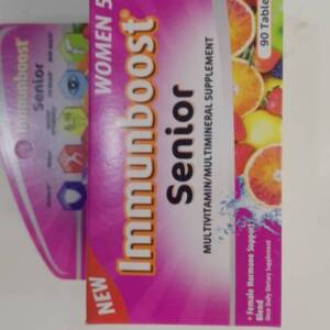 IMMUNBOOST SENIOR WOMEN 50+ MULTIVITAMIN/MULTIMINERAL SUPPLEMENT X90
