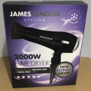 JAMES LONDON STYLING 2000W HAIR DRYER
