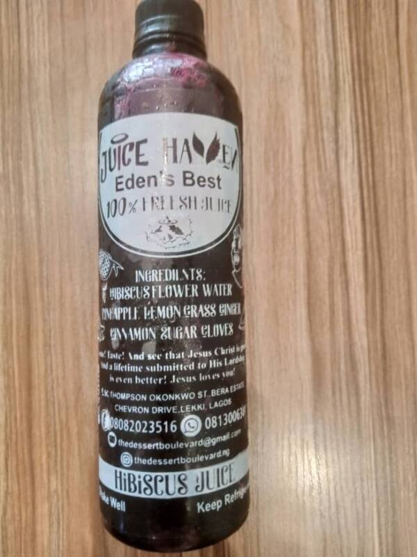 JUICE HAVEN HIBISCUS JUICE 500ML