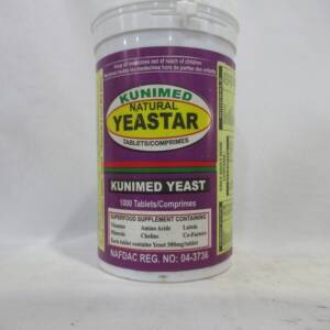 KUNIMED NATURAL YEASTAR X 1000TABS