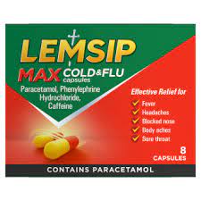 LEMSIP MAX COLD & FLU X8