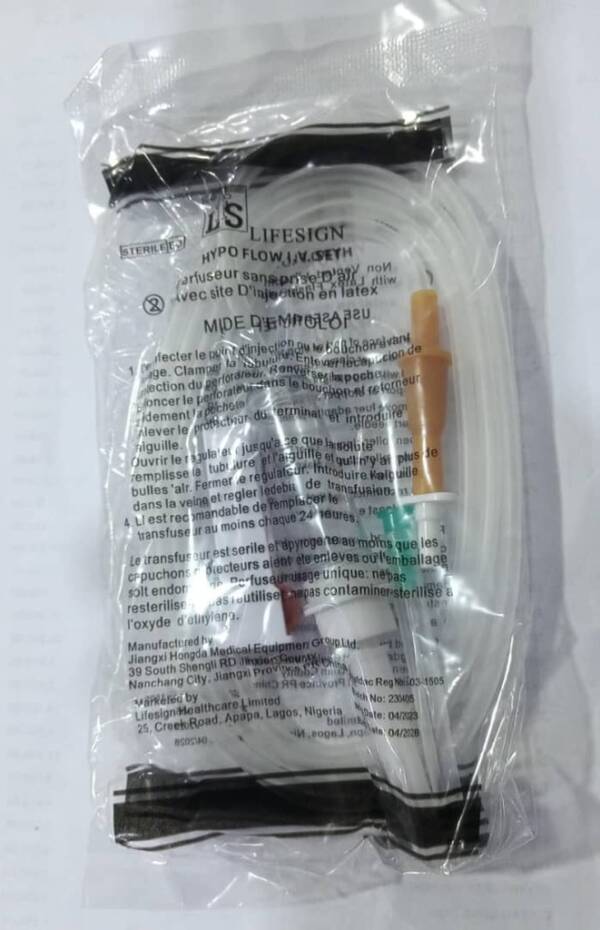 LIFESIGN HYPO FLOW I.V. SET