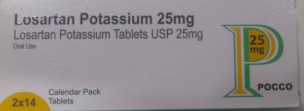 LOSARTAN POTASSIUM 25MG POCCO
