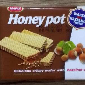 MAPLE HONEYPOT WAFER WITH HAZELNUT CREAM