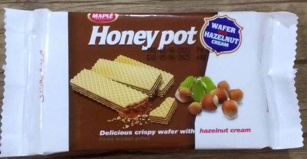 MAPLE HONEYPOT WAFER WITH HAZELNUT CREAM