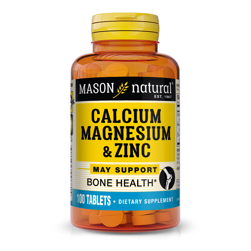 Buy Here Mason Natural Calcium Magnesium and Zinc X100