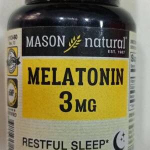 MASON MELATONIN 3MG * 60 TABS