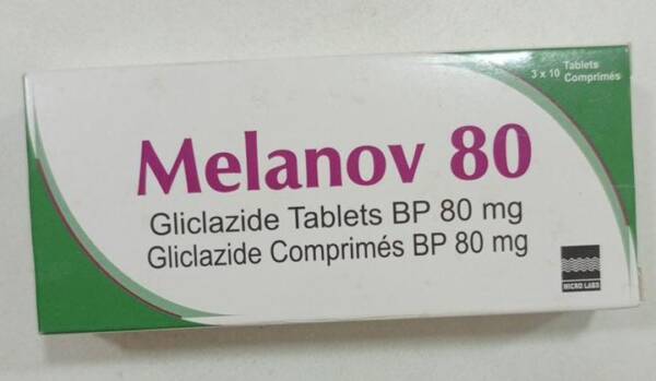 MELANOV GLICLAZIDE 80MG X 30TABS