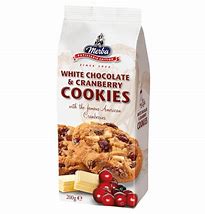 MERBA WHITE CHOCOLATE & CRANBERRY COOKIES 200G