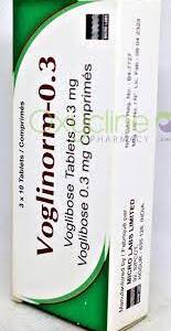 MICRO LABS VOGLINORM 0.3MG X 30 TABS