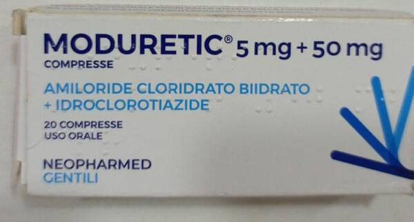 MODURETIC 5MG+50MG X 20 TABS