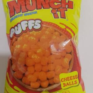 MUNCH IT CRUNCHY SNACKS PUFFS CHEESE BALLS