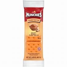 MUNCHIES SANDWICH CRACKERS PEANUT BUTTER 40.2G
