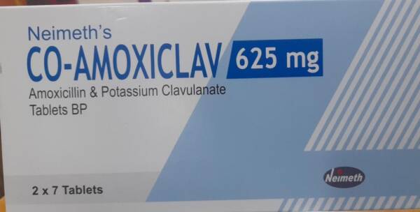 NEIMETH'S CO-AMOXICLAV 625MG 2 X 7 TABLETS