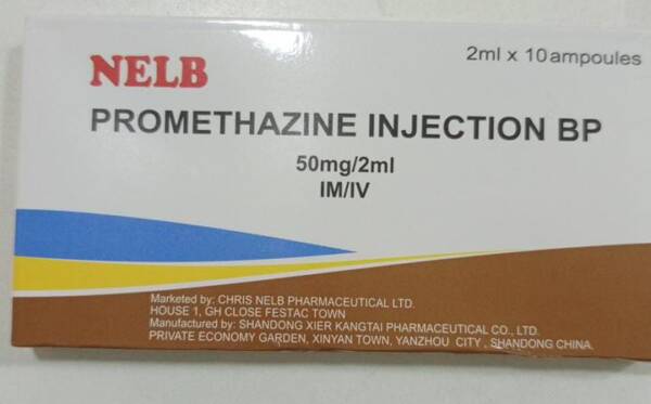 NELB PROMETHAZINE 50MG INJECTION X 10AMP