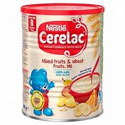 NESTLE CERELAC INFANT CEREALS WITH MILK MIXED FRUITS & WHEAT FRUITS, BLE 400G