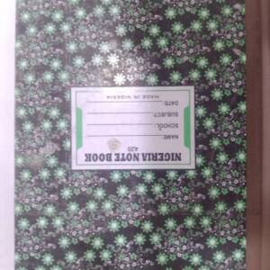 NIGERIA NOTE BOOK 420 LONG MEDIUM