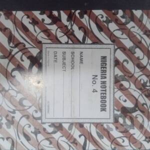 NIGERIA NOTE BOOK NO. 4 (BIG SHORT)