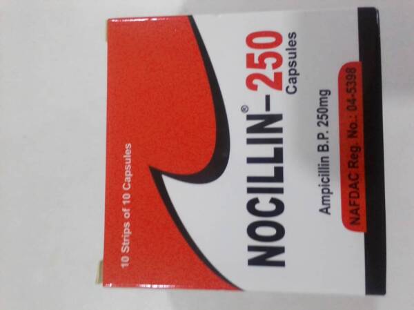 NOCILLIN AMPICILLIN 250MG X 100CAPS