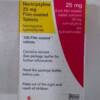 NORTRIPTYLINE 25MG FILM COATED TABLETS