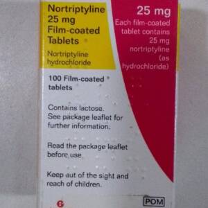 NORTRIPTYLINE 25MG FILM COATED TABLETS
