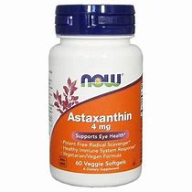 NOW ASTAXANTHIN 4MG X 60 SOFTGEL