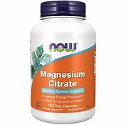 NOW MAGNESIUM CITRATE X 120 VEG CAPS