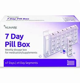 NUMARK 7 DAY PILL BOX