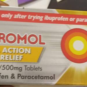 NUROMOL DUAL ACTION PAIN RELIEF 200MG/500MG