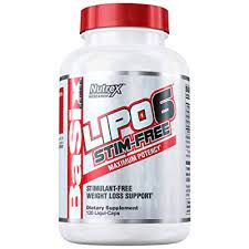 NUTREX LIPO6 STIM-FREE MAXIMUM POTENCY X 120LIQ CAPS