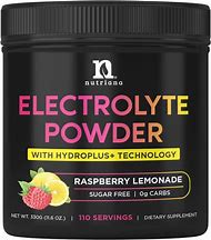 NUTRIANA ELECTROLYTE POWDER RASPBERRY LEMONADE 330G