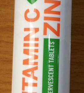 NUTRIFY VITAMIN C & ZINC 1000MG *20 EFFER