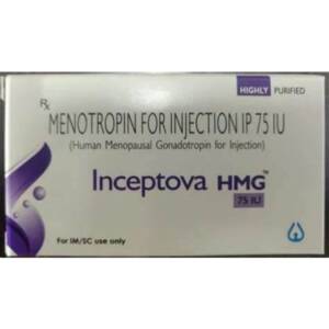 Inceptova HMG (Menotropin Gonadotropin 75iu) Inj
