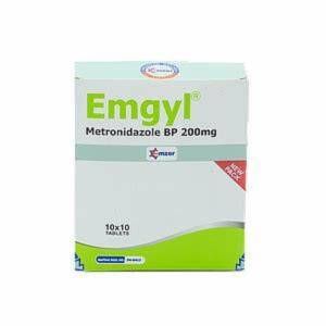 Emgyl (Metronidazole) 200mg x 10 Tabs