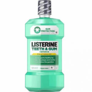 Listerine Teeth and Gum Defense Mouthwash Fresh Mint 500ml