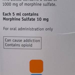 ORAMORPH ORAL SOLUTION 10 MG/5 ML
