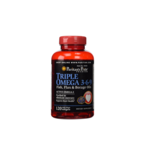 Puritan’s Pride Triple Omega 3-6-9 Fish Flax & Borage Oils