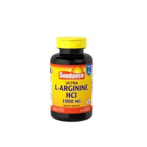 Sundance Vitamins Ultra L-Arginine HCl (1000 mg x 60 Capsules)