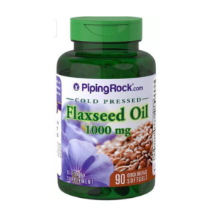 Piping Rock Flaxseed Oil 1000mg (90 Softgels)