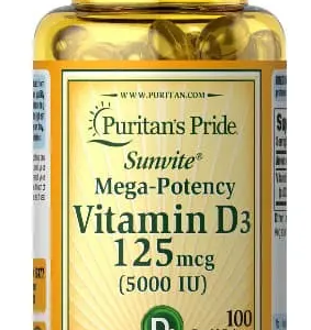 P/P VITAMIN D3 (125MCG) 5000IU X100